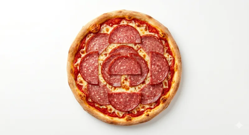 American Salami Pizza
